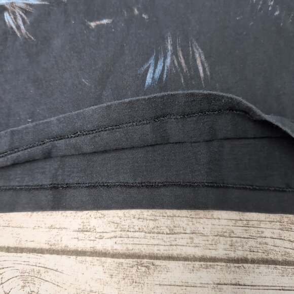 Vintage Black Large Otter Graphic T Shirt Single Stitch - Picture 2 of 5